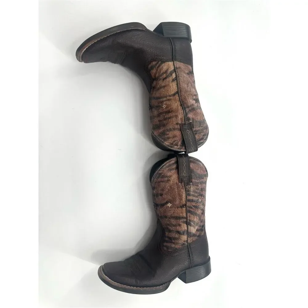 Ariat Kids Quickdraw Western Cowboy Boots Size 10